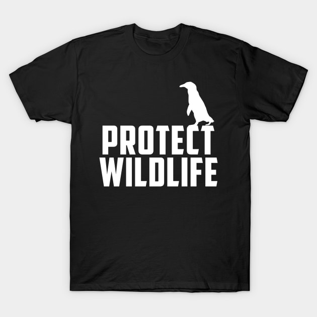 protect wildlife - penguin T-Shirt by Protect friends